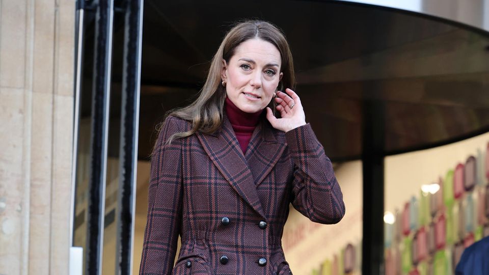 Catherine, Princess of Wales, vor dem Royal Marsden Hospital in Chelsea.