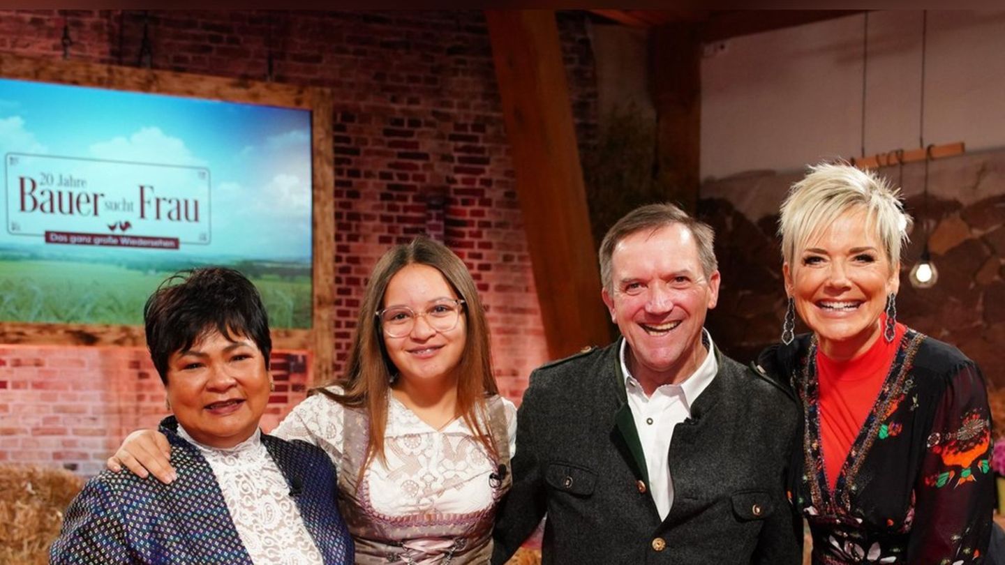 Jubiläumsshow von "Bauer sucht Frau": Narumol rührt Inka Bause zu Tränen