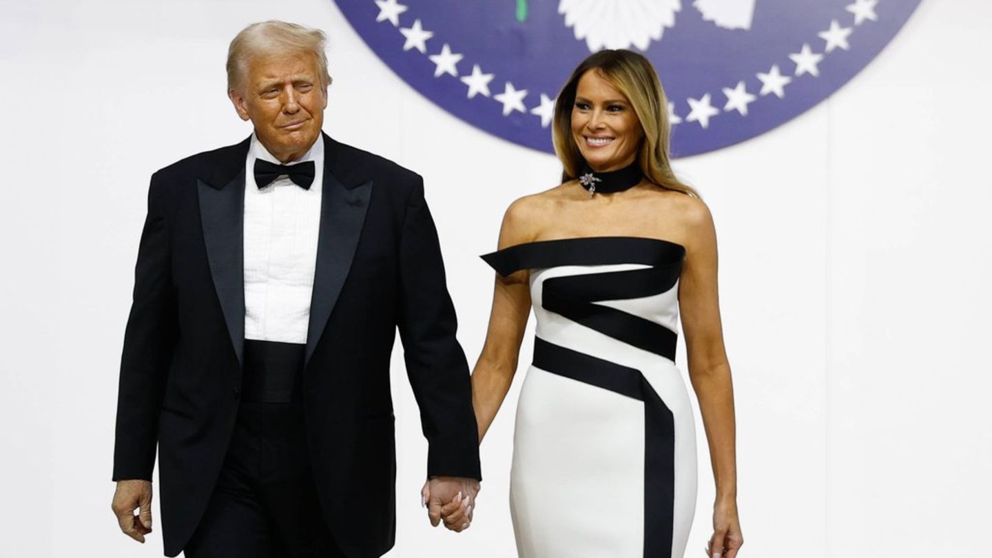 Donald Trumps Amtseinführungsball: Das war Melania Trumps Look