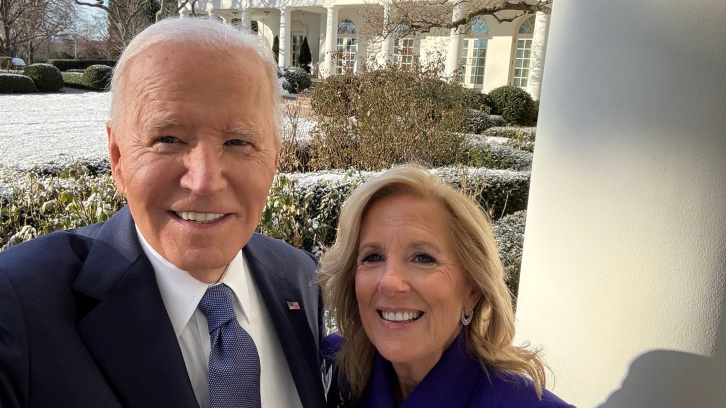 Joe + Jill Biden: Joe und Jill Biden verabschieden sich aus dem Weißen Haus