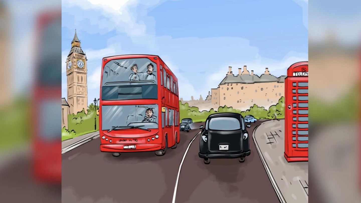 IQ-Test: Jeder sieht den roten Bus – doch kaum jemand entdeckt den Fehler