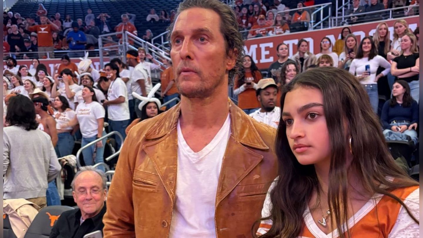 Matthew McConaughey: Vater-Tochter-Zeit beim Basketball