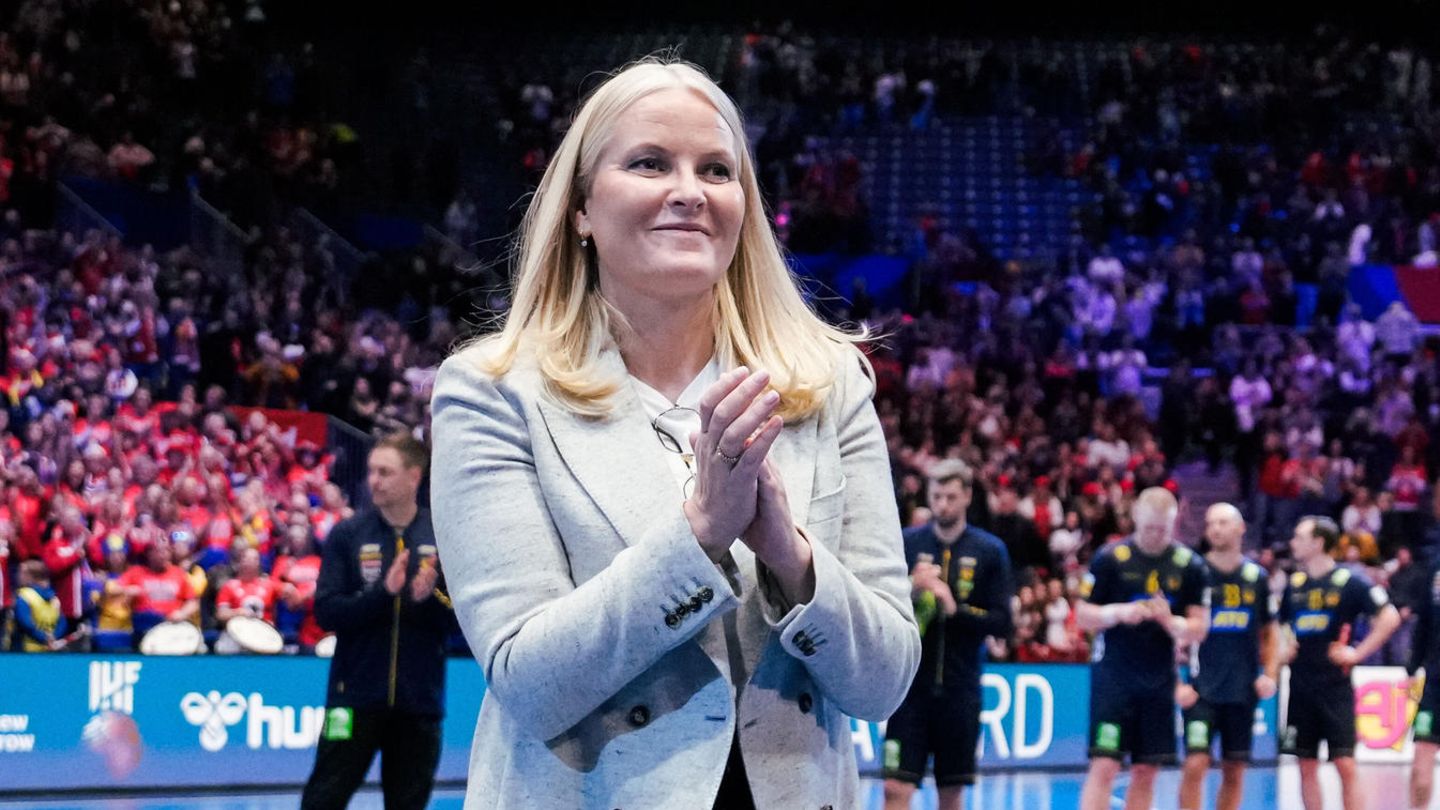 Royaler Terminkalender 2025: Prinzessin Mette-Marit bei der Handball-Weltmeisterschaft