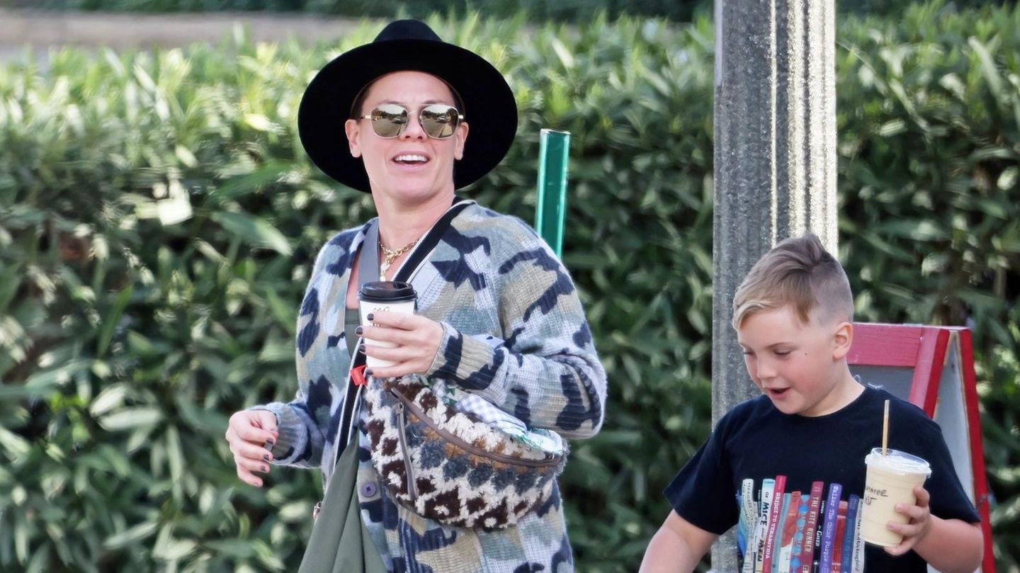 Spotted! : Pink und Sohn Jameson genießen ihre Mama-Sohn-Zeit