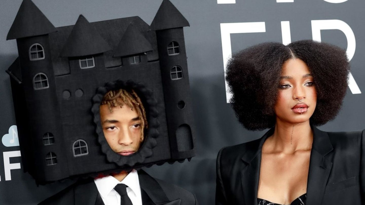 Jaden und Willow Smith: Mit Burg-Kopfschmuck bei den Grammys