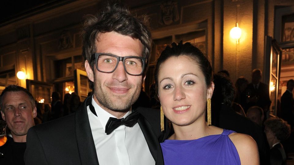 Daniel Hartwich und Hannah Hoelscher beim Bayerischen Fernsehpreis 2012 in München.