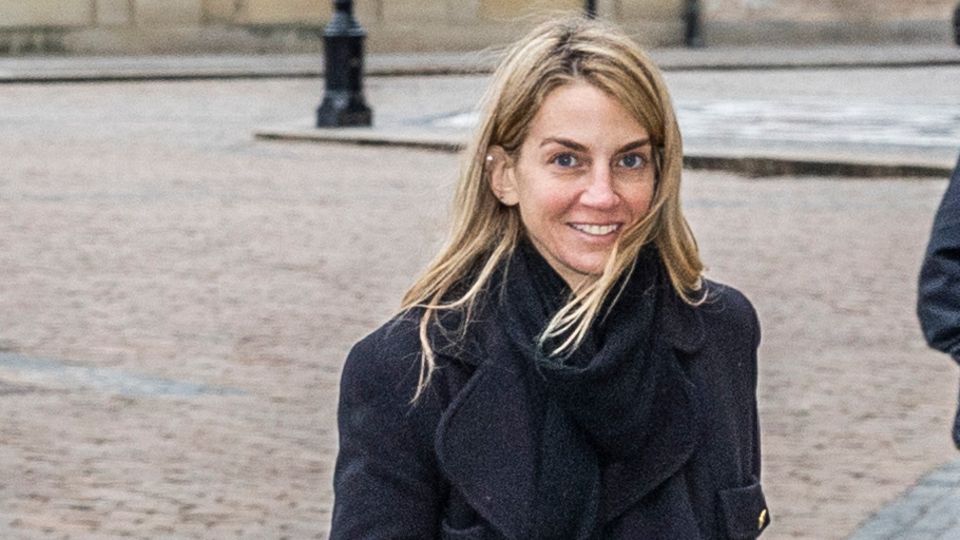 Chrysi Vardinogianni bei der Ankunft zu einem Empfang im Schloss Amalienborg in Kopenhagen am 30. Januar 2025.