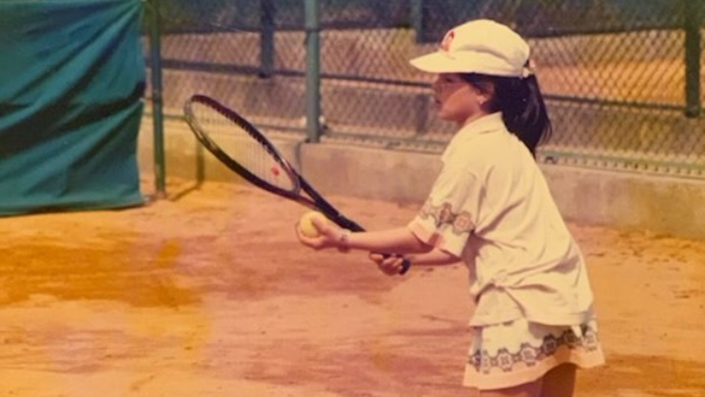 Jugendfotos der Stars: Dieser Tennisstar schwelgt in Kindheitserinnerungen