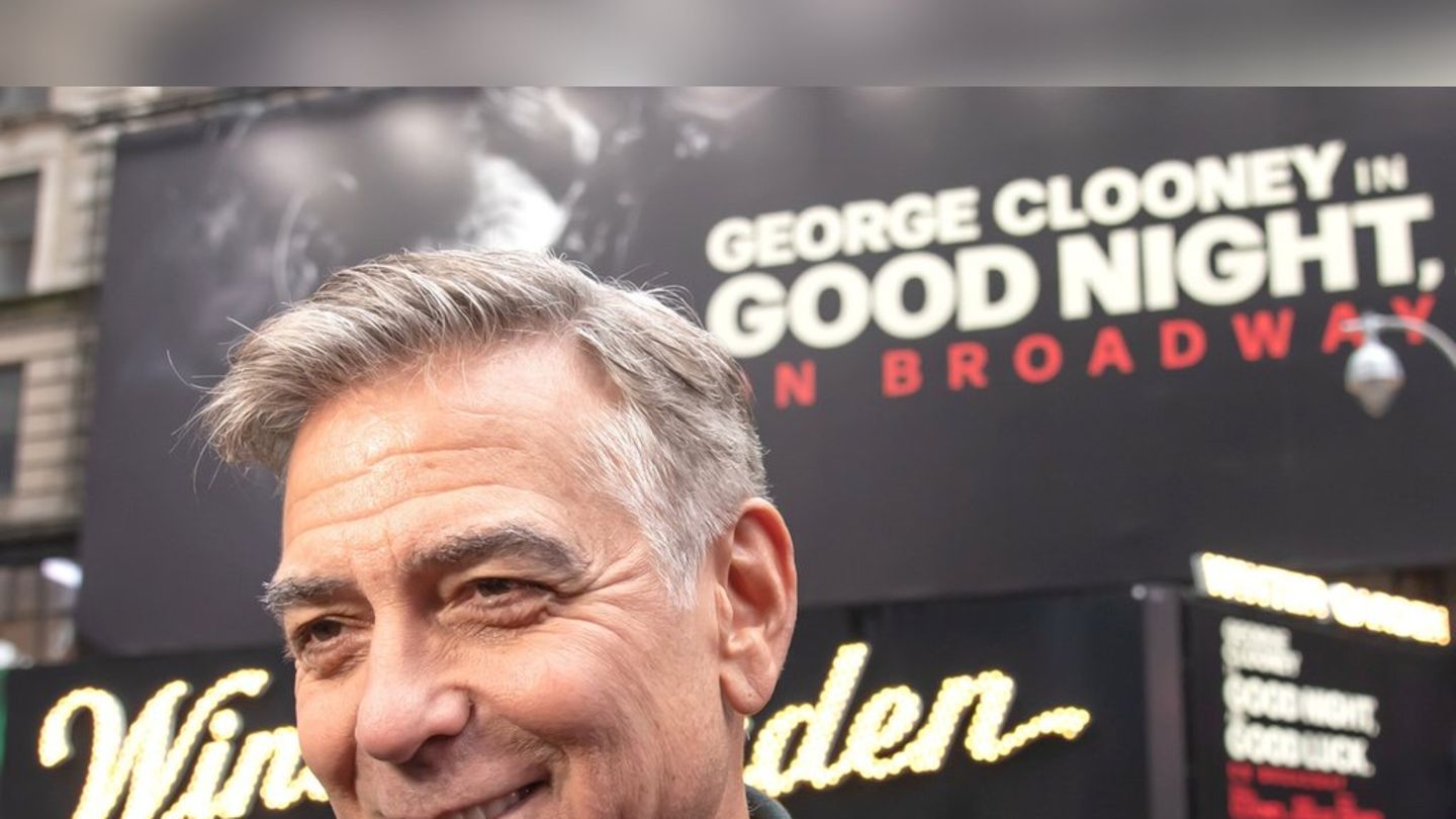 Broadway-Debüt: George Clooney ist nervös