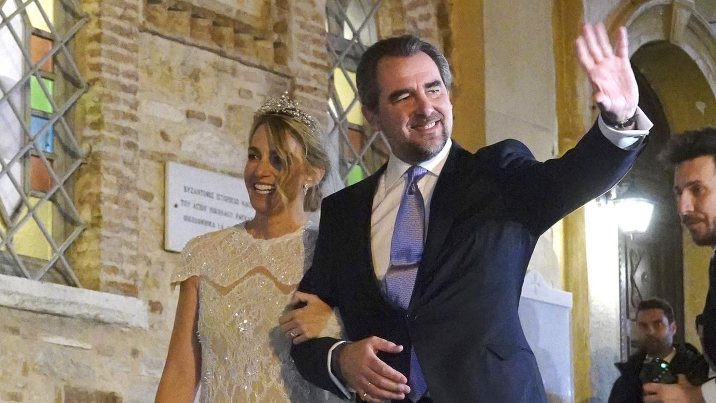 Prinz Nikolaos + Chrysi Vardinogianni: Die schönsten Bilder ihrer Blitzhochzeit