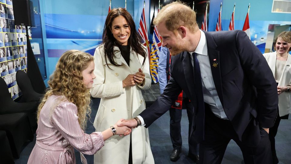 Herzogin Meghan und Prinz Harry am zweiten Tag der Invictus Games.