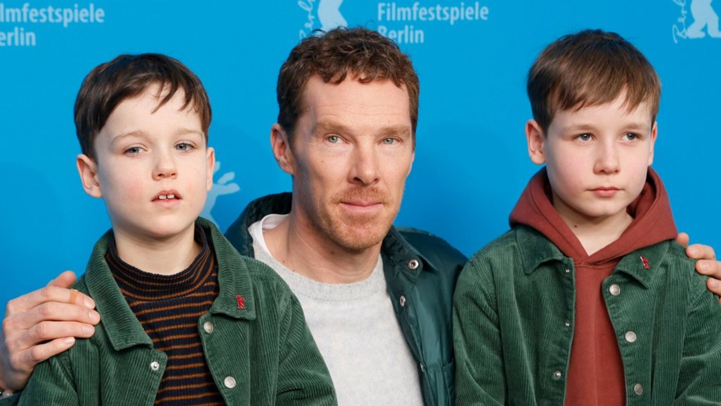 Benedict Cumberbatch auf der Berlinale: Süßer Auftritt mit seinen Film-Kindern