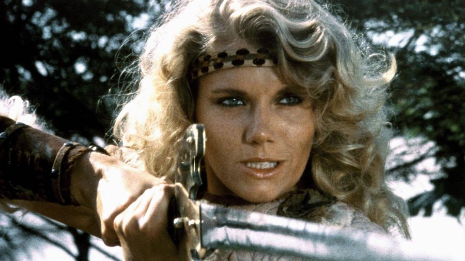 Lana Clarkson als Amethea in dem Fantasyfilm "Barbarian Queen"