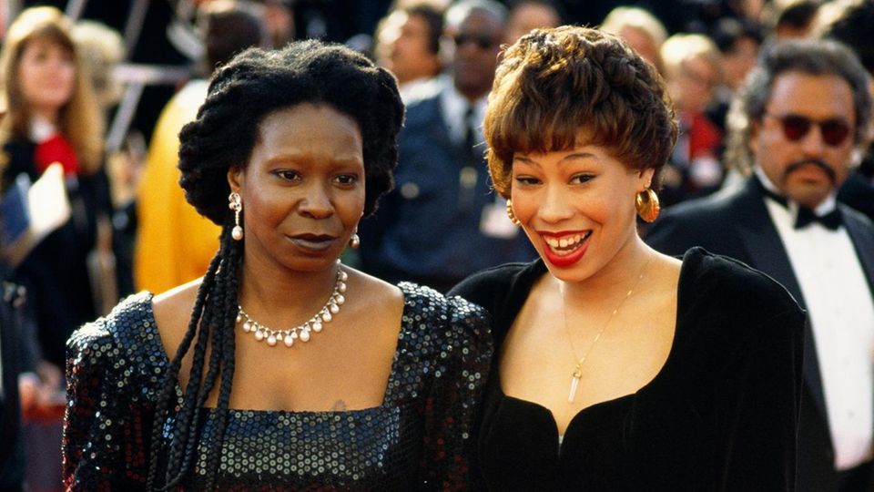 Whoopi Goldberg und ihre Tochter Alexandrea Martin bei den Oscars 1991