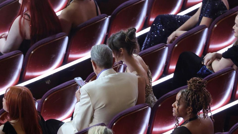 Jeff Goldblum und Emilie Livingston bei den Oscars 2025