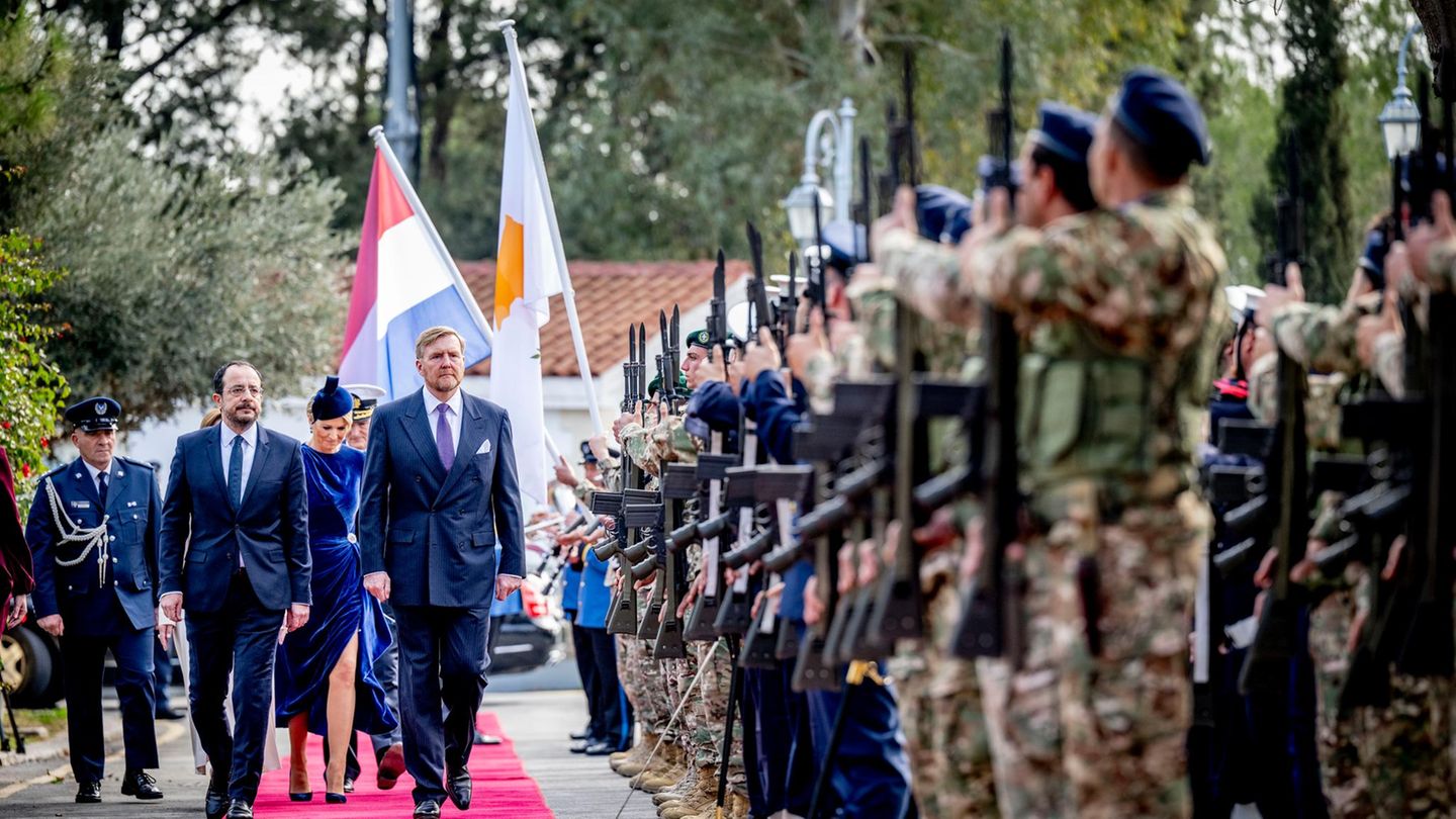 Königin Máxima + König Willem-Alexander: Máxima und Willem-Alexander werden auf Zypern willkommen geheißen