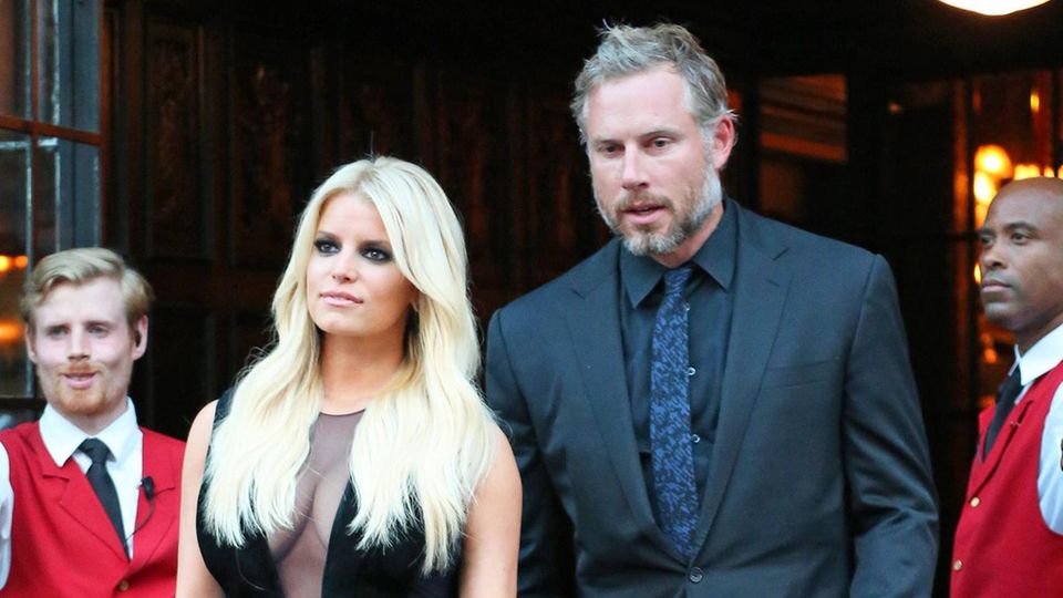 Jessica Simpson und Eric Johnson, hier im September 2015, sind seit Juli 2014 verheiratet.