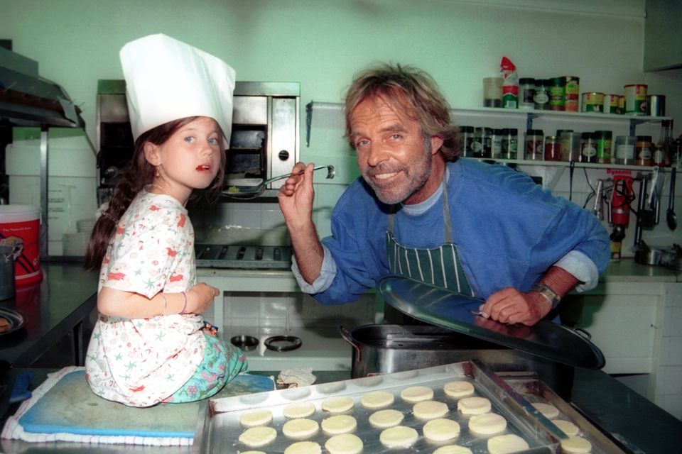 Valea Scalabrino 1997 beim ZDF-Film "Die zweite Chance".