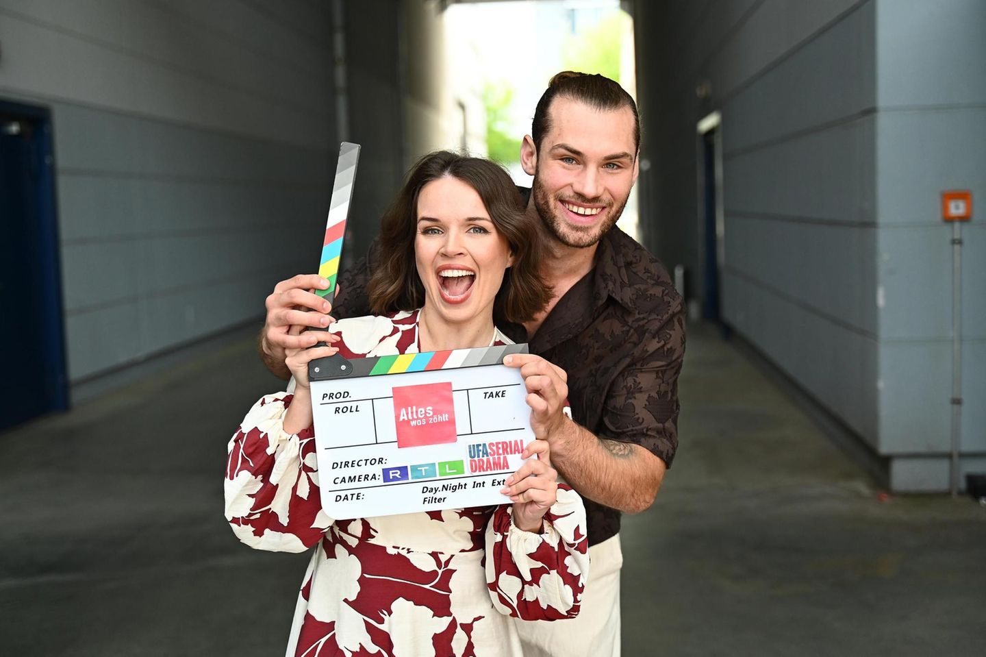 "Alles was zählt"-Cast Darya Birnstiel und Vitali Huk