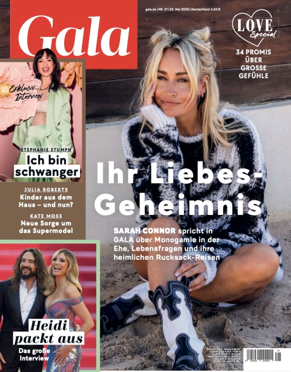 Bei GALA liegt diese Woche Liebe in der Luft. 34 Promis sprechen im Love-Special über große Gefühle und zeigen sich total verliebt beim Foto-Shoot! Ab dem 22. Mai am Kiosk