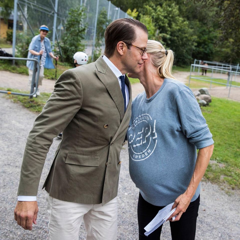 Prinz Daniel und Carolina Klüft