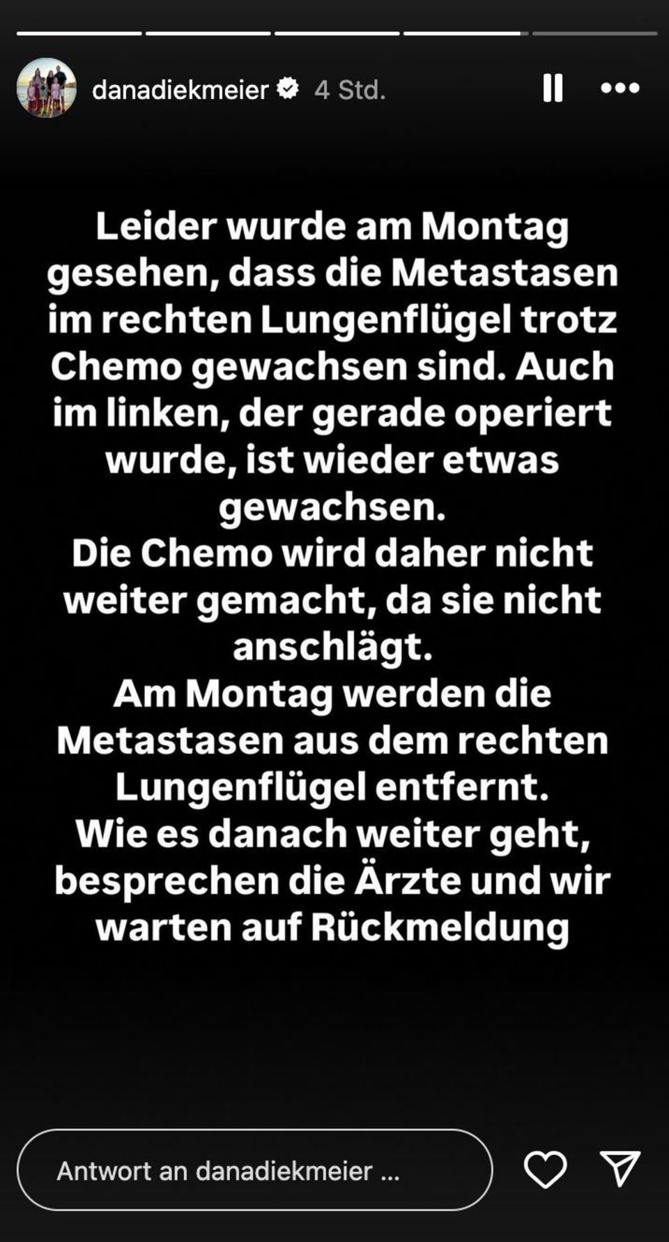 Dennis Diekmeier: Bei Tochter des Fußballprofis "schlägt die Chemo nicht an"