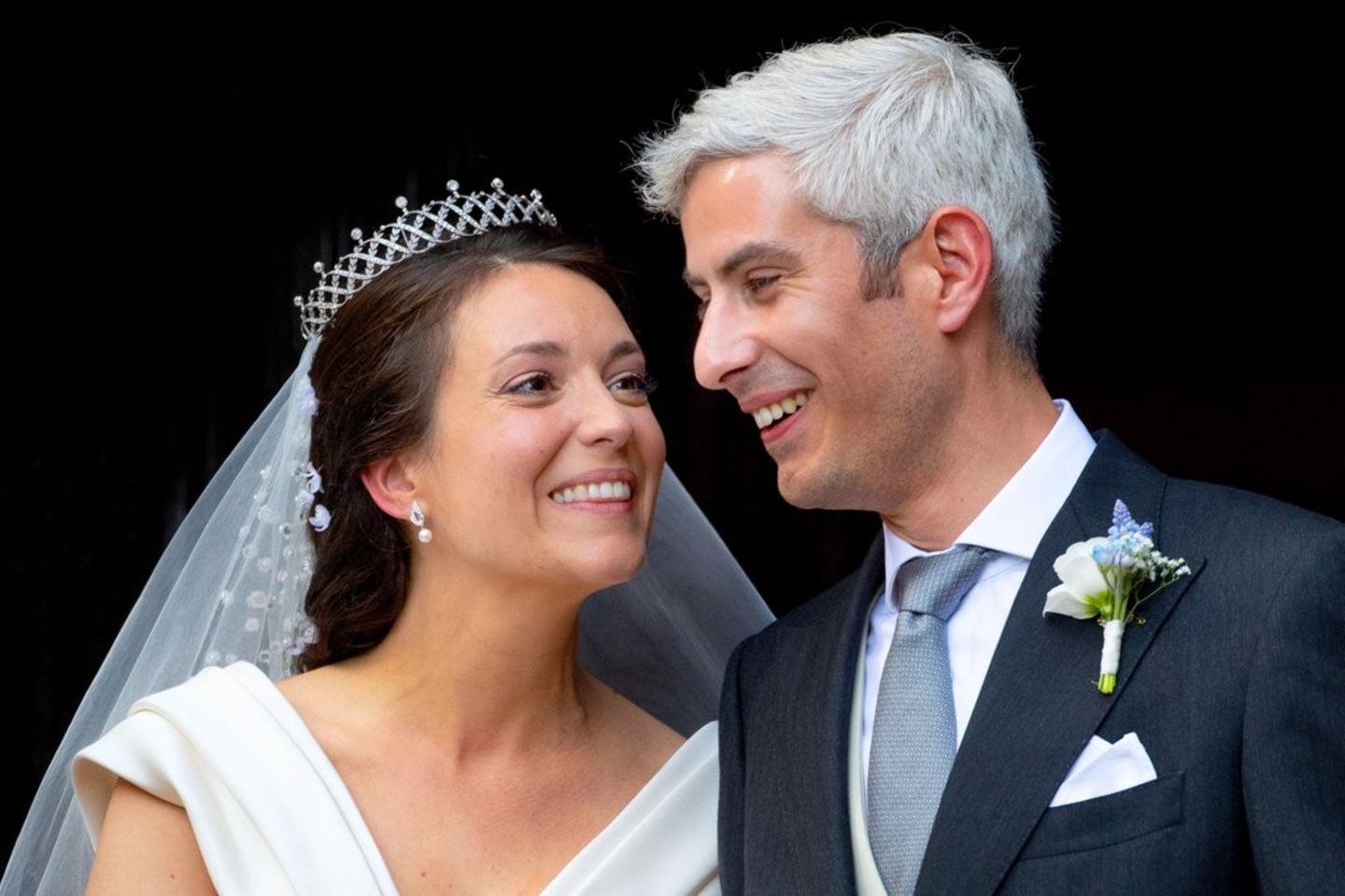 Prinzessin Alexandra von Luxemburg und Nicolas Bagory bei ihrer Hochzeit - jetzt erwarten sie ihr zweites Kind.