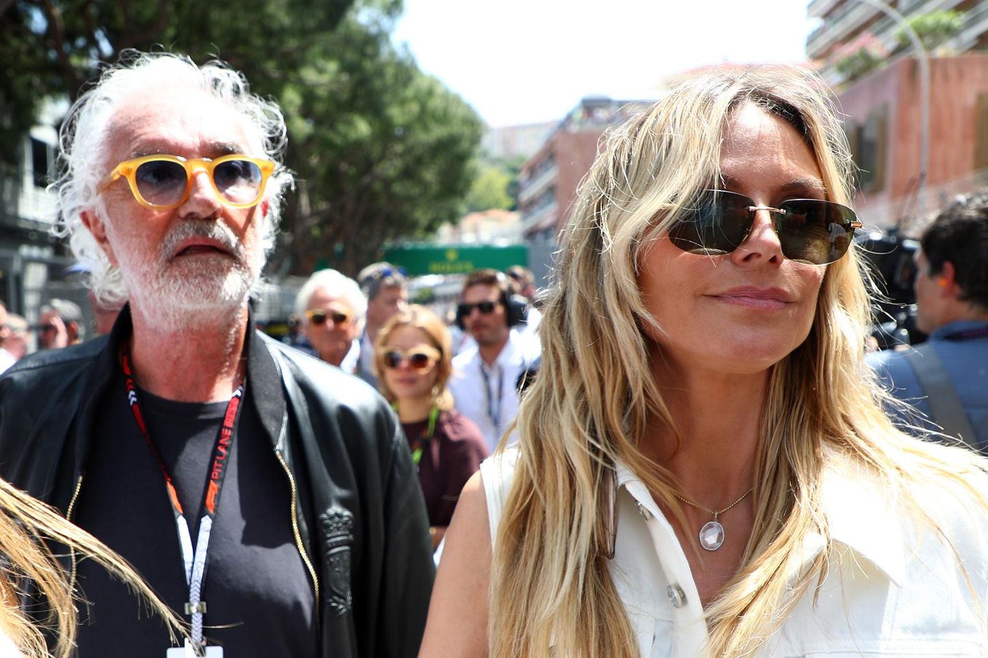 Flavio Briatore und Heidi Klum