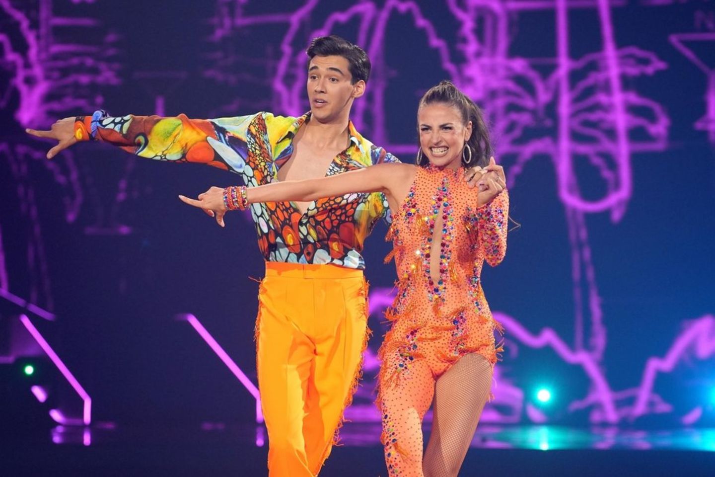 Diego Pooth und Ekaterina Leonova im "Let's Dance"-Finale.