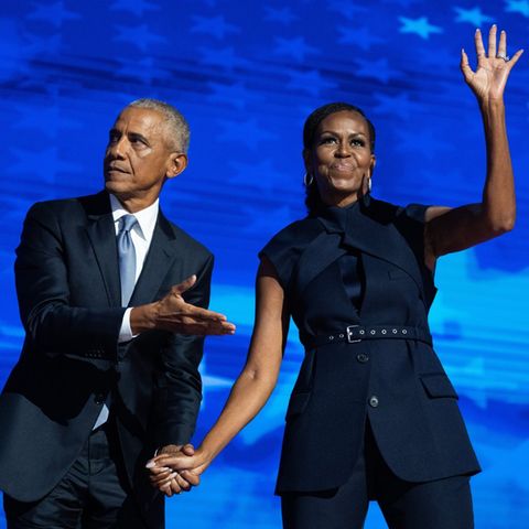Barack und Michelle Obama bei einem Auftritt in Chicago im verganenen Jahr.