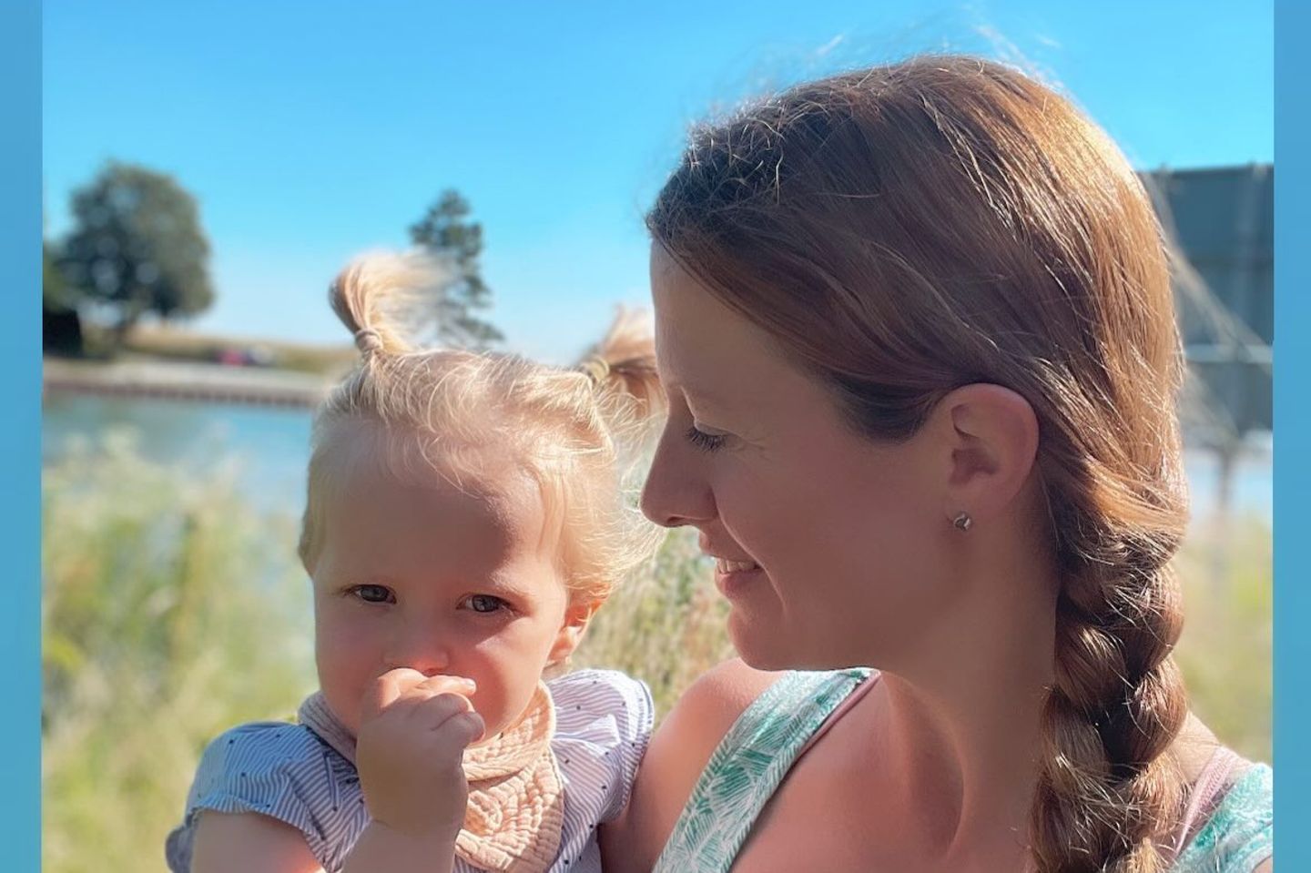 Denise Munding mit ihrer Tochter