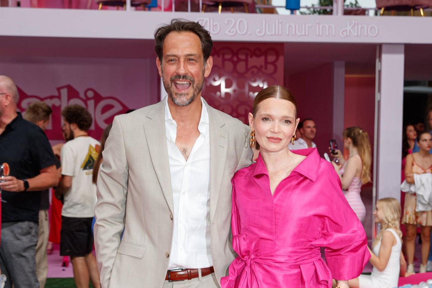 Karoline Herfurth mit Ehemann Christopher Doll bei der Deutschlandpremiere zu dem Kinofilm Barbie
