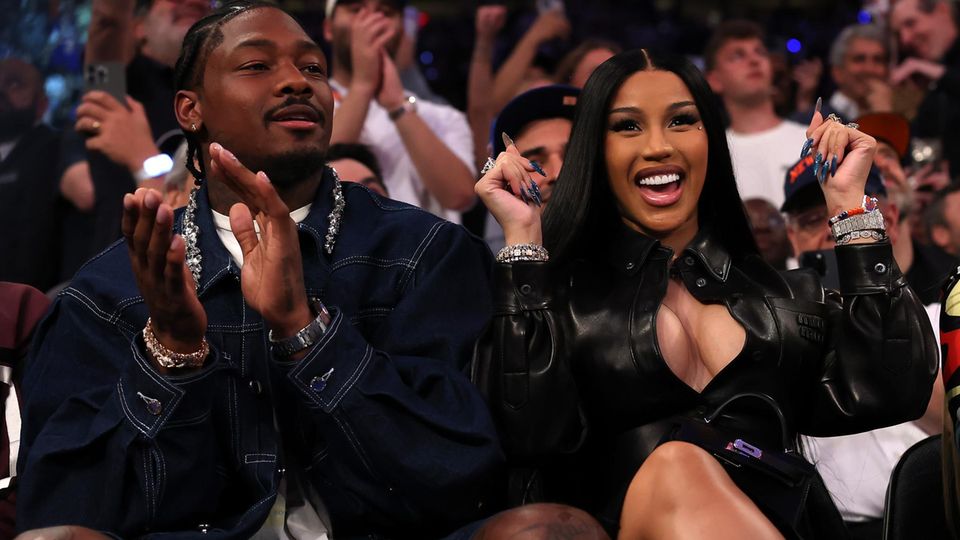 Stefon Diggs und Cardi B im Mai 2025.