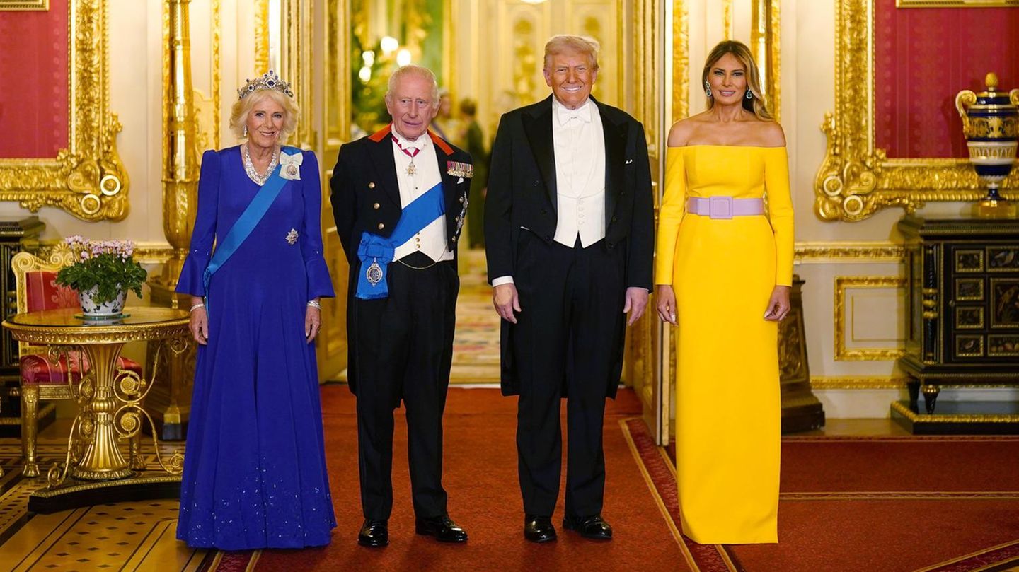 Melania Trump: Melania Trumps Staatsbankett-Look wird stark kritisiert