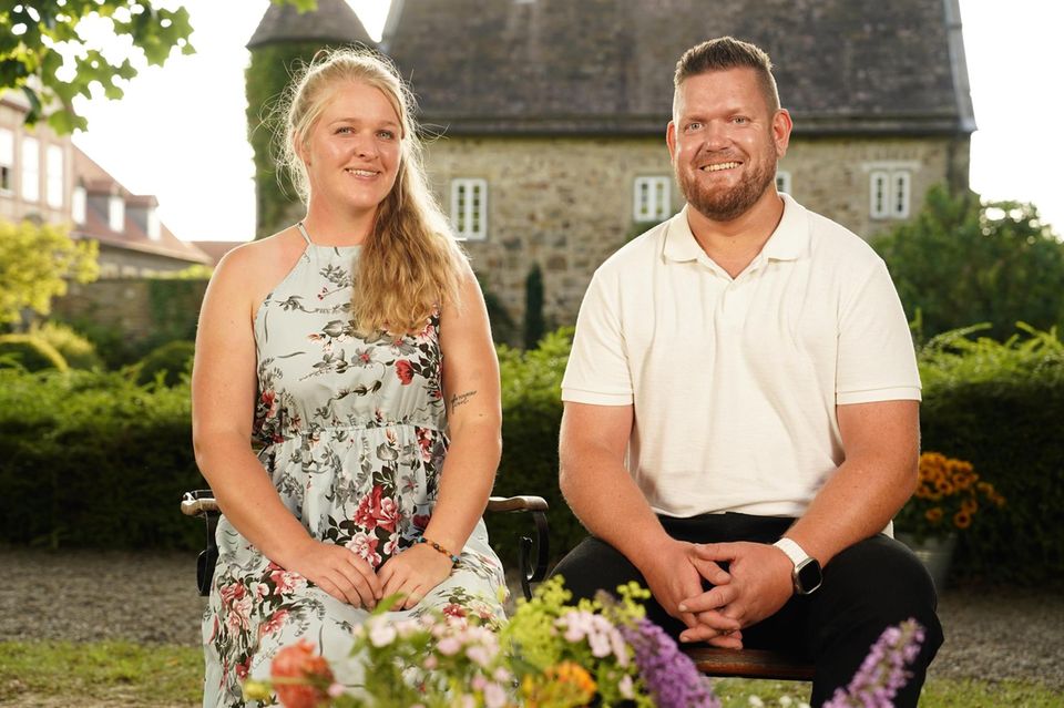 "Bauer sucht Frau"-Kandidatin Insa mit Teilnehmer Christoph