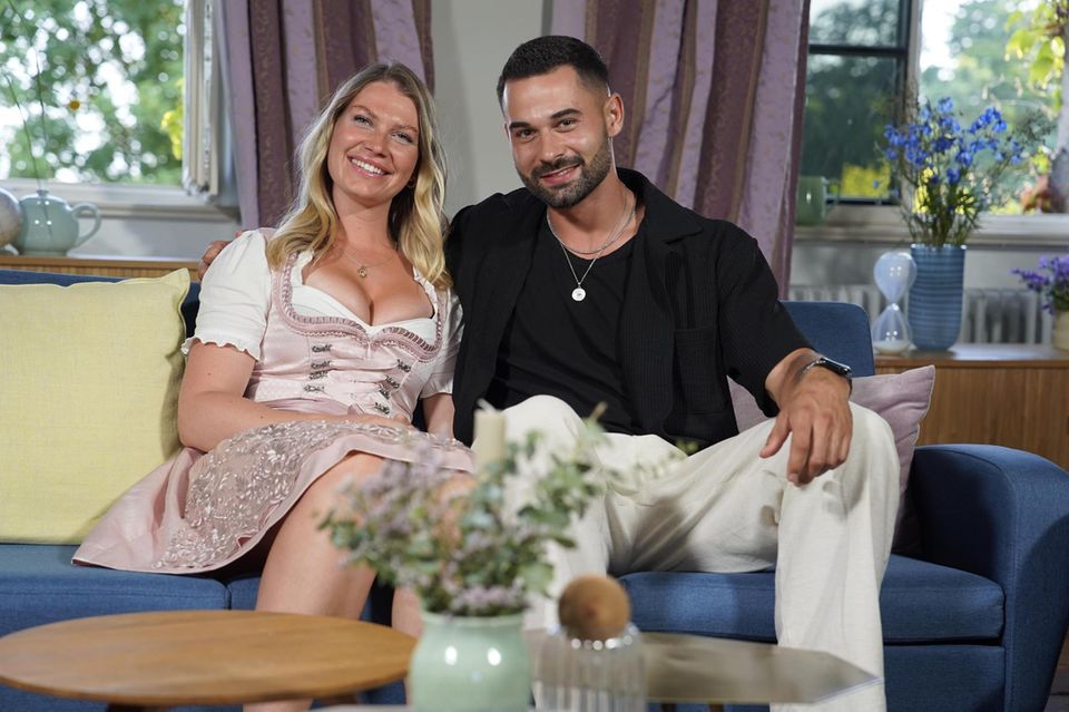 "Bauer sucht Frau"-Kandidat Bastian mit seiner Hofdame Kerrin