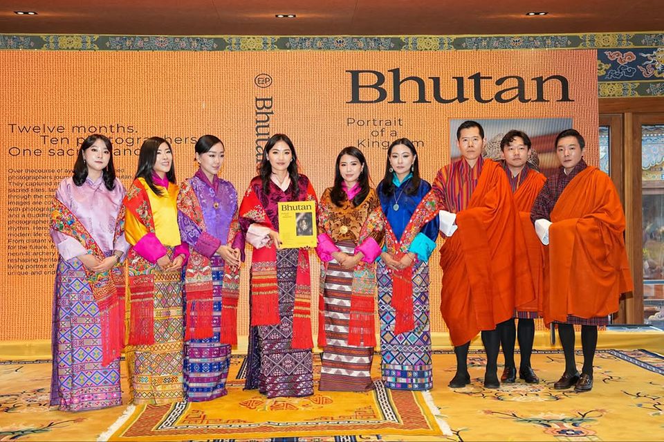 Wunderschne Knig Von Bhutan Ebenbild