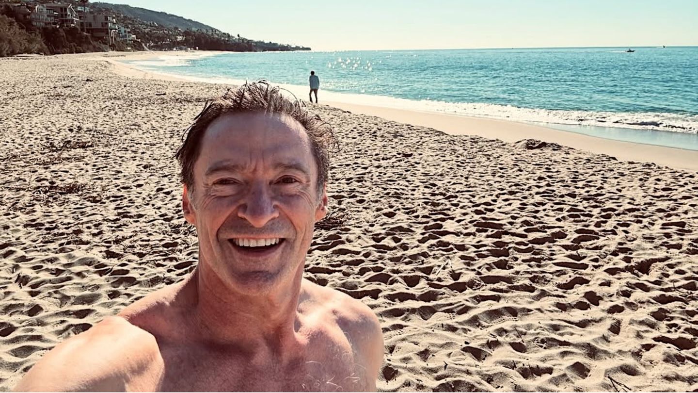Urlaubsbilder-Hugh-Jackman-kann-dieser-Verlockung-nicht-widerstehen