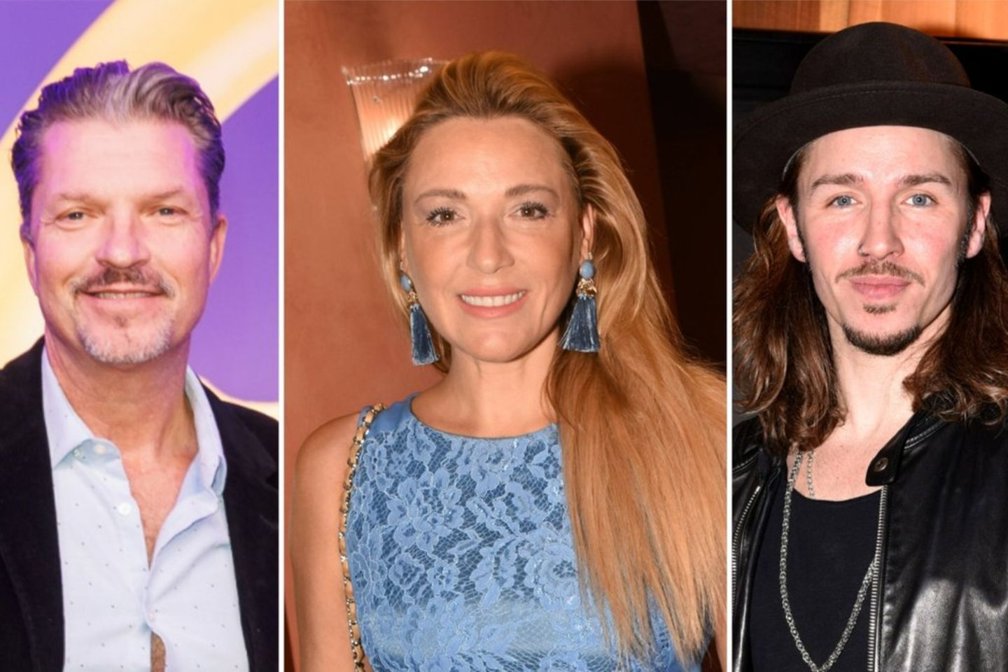 Dschungelcamp 2026 unter anderem mit (v.l.) Hardy Krüger, Simone Ballack und Gil Ofarim.