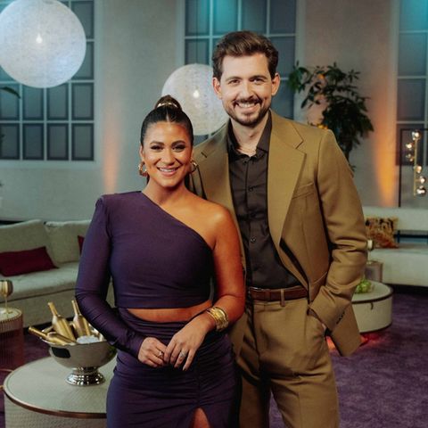 Steffi Brungs und Chris Wackert als Moderatoren von Love Is Blind Germany