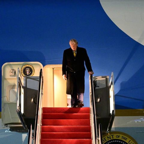 Donald Trump musste den Flieger wechseln.