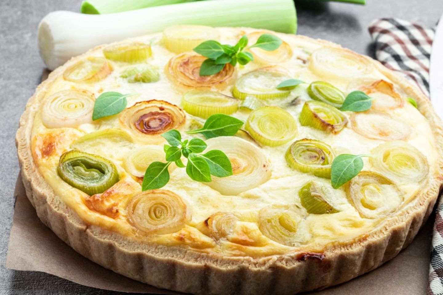 Blatterteig Lauch Quiche