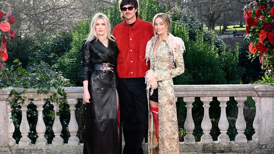 Emerald Fennell, Jacob Elordi und Margot Robbie