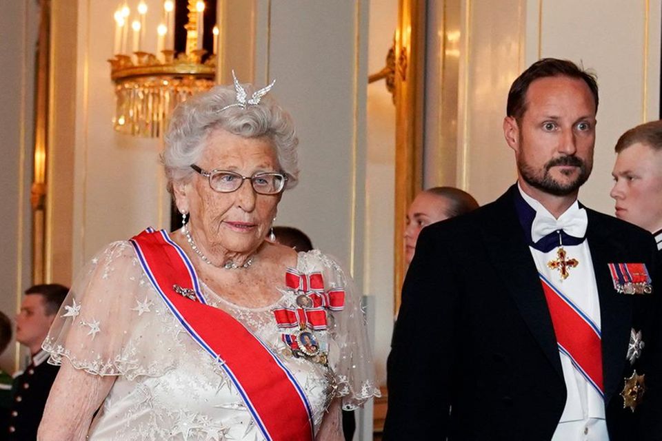 Prinzessin Astrid bei einem Parlamentsdinner 2019.