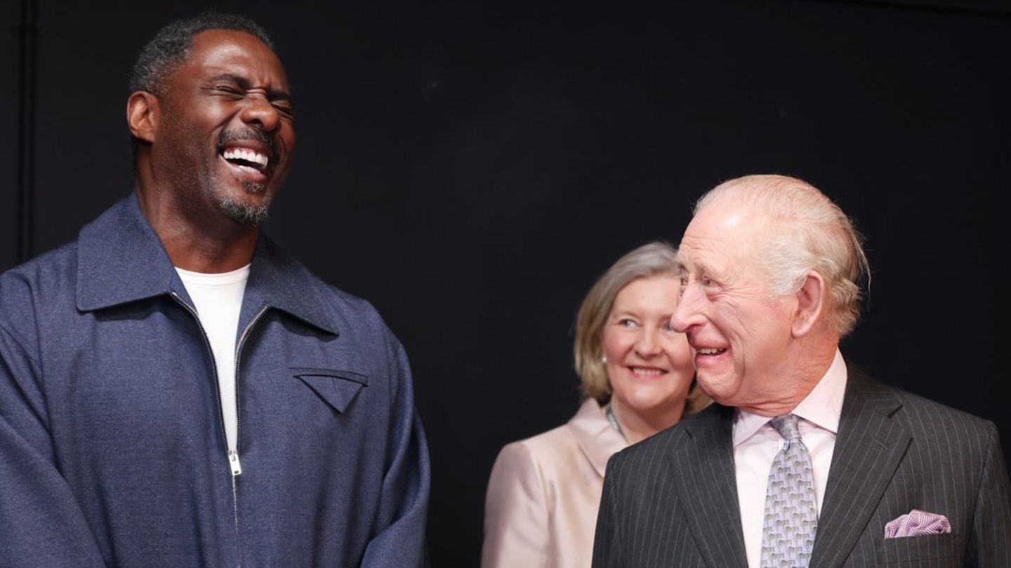 König Charles III. und Königin Camilla: Treffen mit Schauspielstar Idris Elba