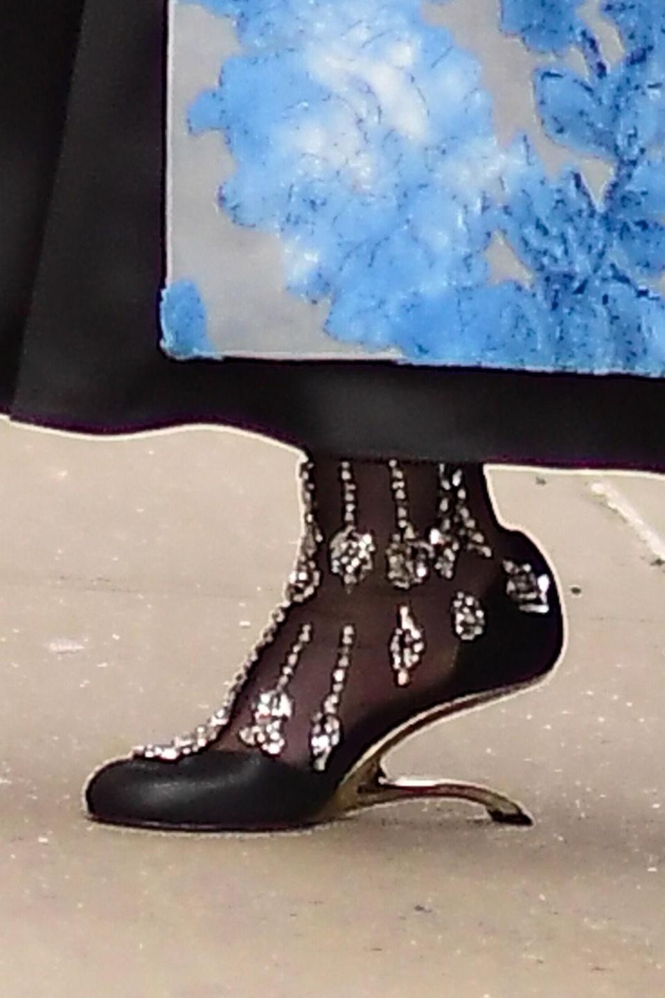 Luxus Ber Den Knchel Reichenden Schuh Fotosnull