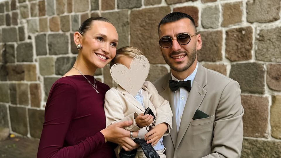Anna Adamyan mit Ehemann Sargis und Söhnchen Levi