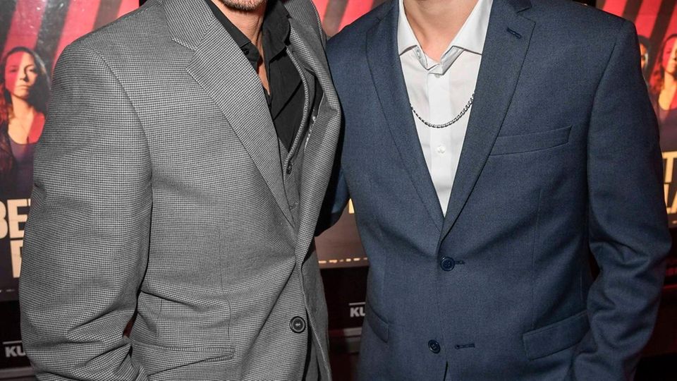 Константин фон Яшерофф с сыном Элиасом в январе 2025 года.