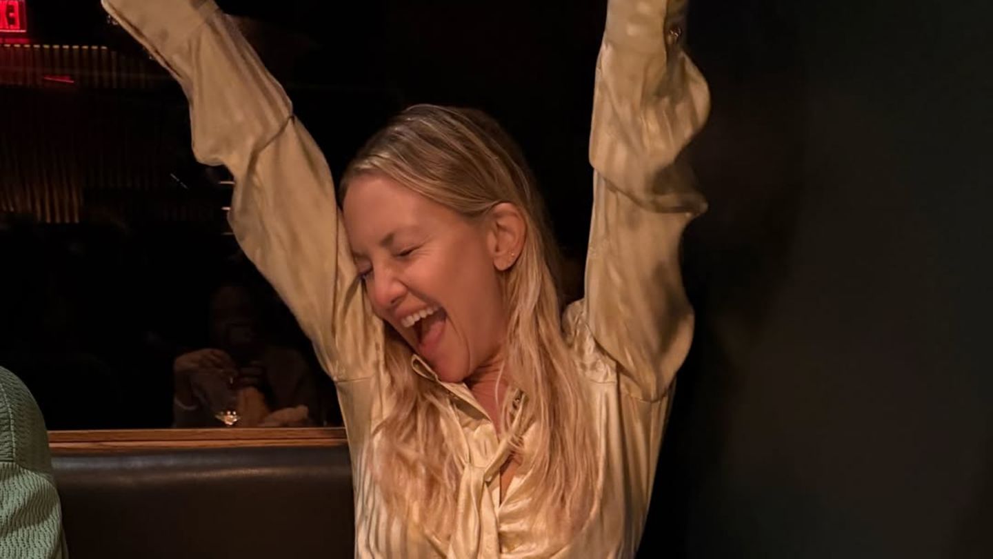 Stars beim Essen: Hier lässt Kate Hudson ihren Emotionen freien Lauf