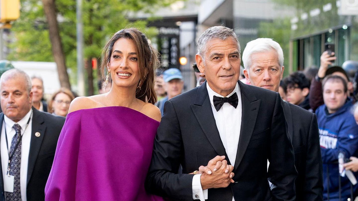 Fashion-Looks: Amal zieht bei George Clooneys Ehrung alle in ihren Bann
